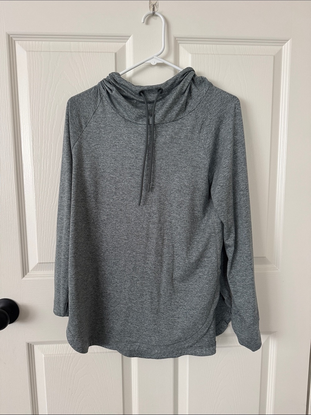 Athleta Grey Marled Hoodie